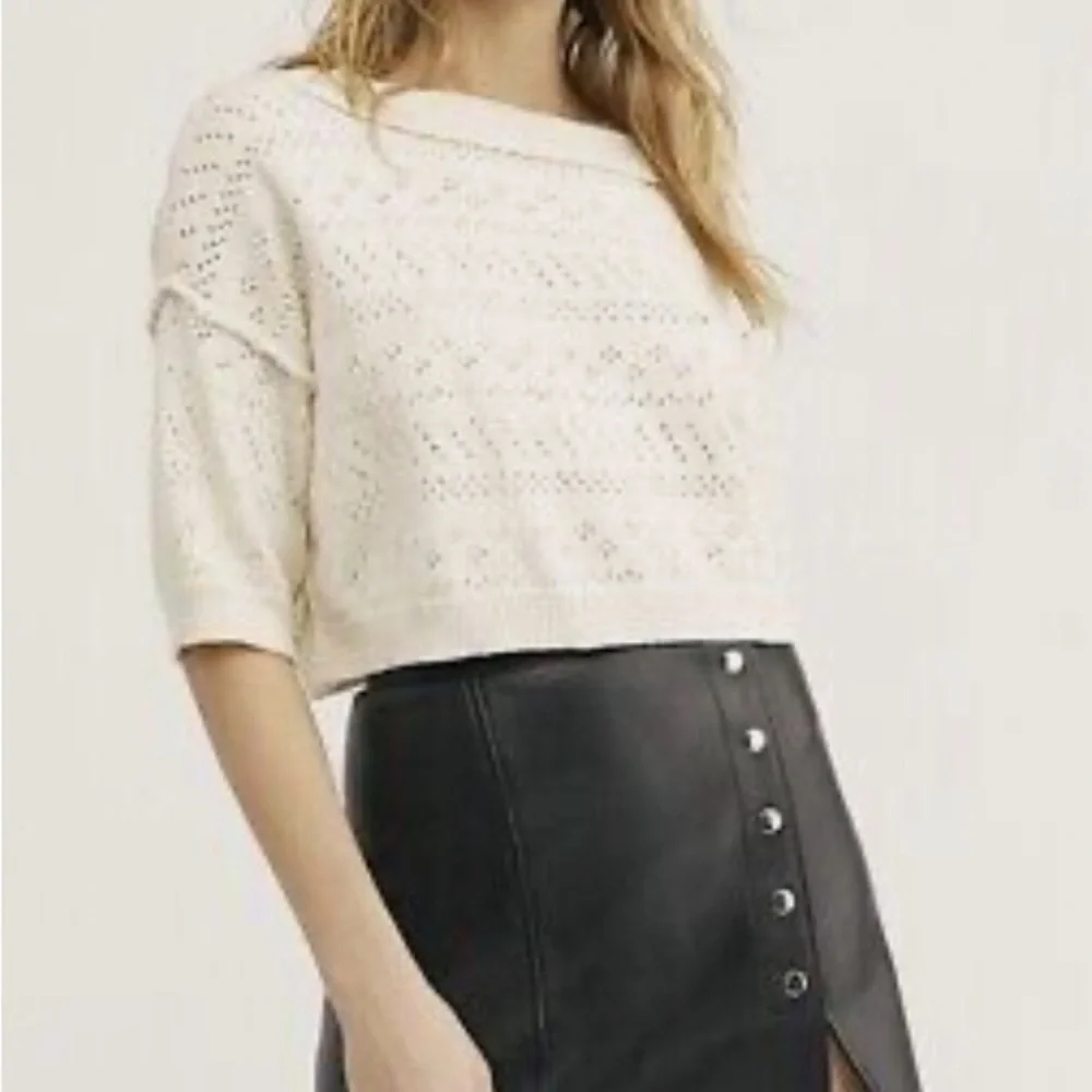 Free People Sand Castle Crop Sweater - Picture 5 of 5